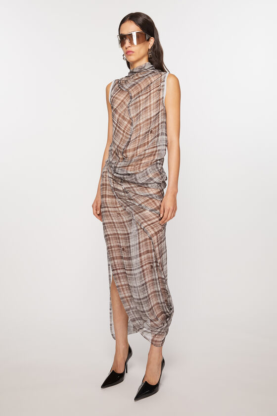 (image for) Healthy Mesh check dress